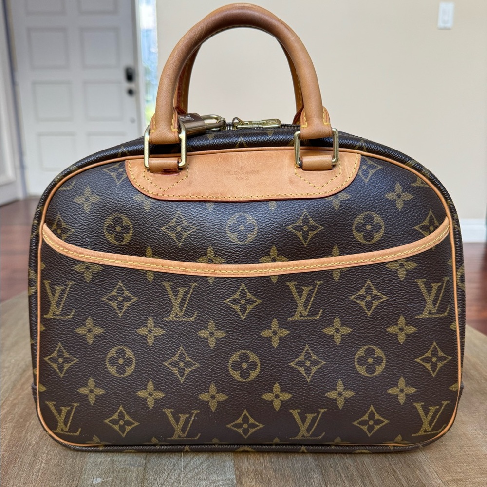 Louis Vuitton Vintage Monogram Canvas Deauville Satchel